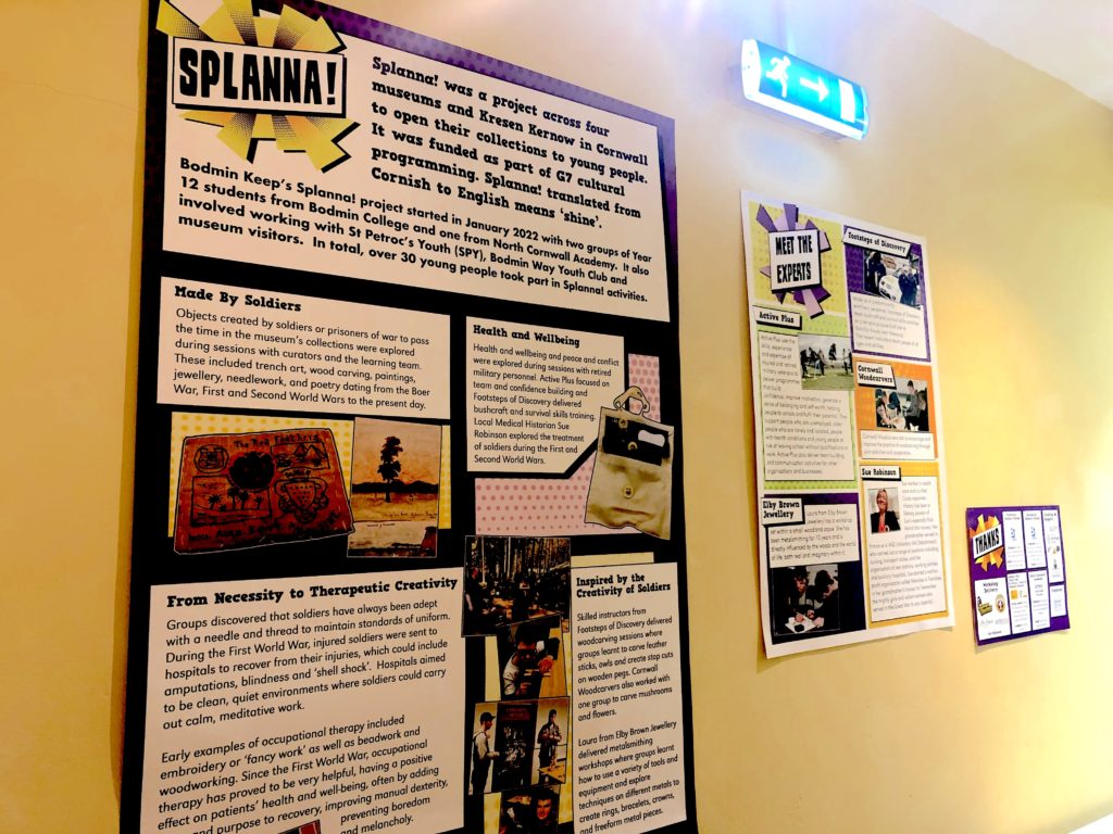 Splanna! exhibition panels designed and installed by Little Bird Creative