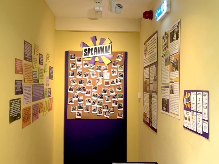 The Splanna! display at Bodmin Keep Museum, designed and installed by Little Bird Creative