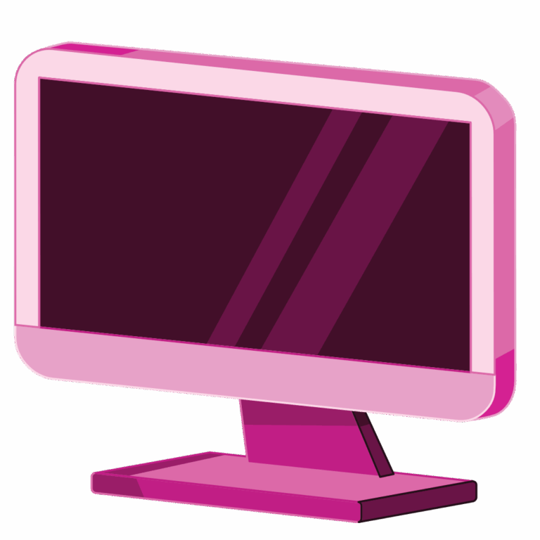 Desktop computer to illustrate working with Little Bird Creative design studio