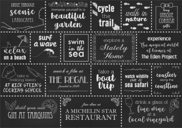Blackboard sign