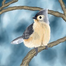 Cream bird